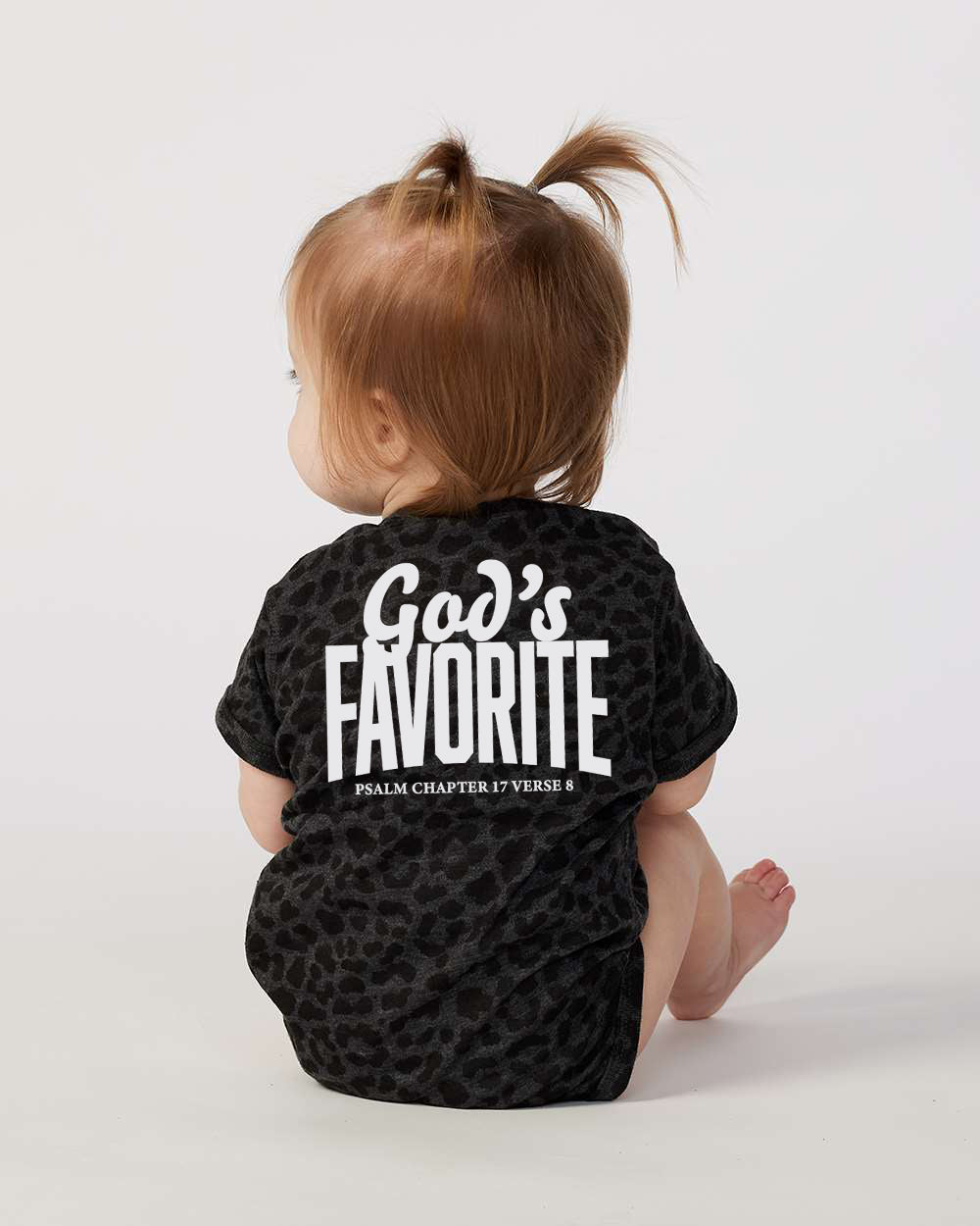 GOD'S FAVORITE BABY (LEOPARD BABY-BLK)