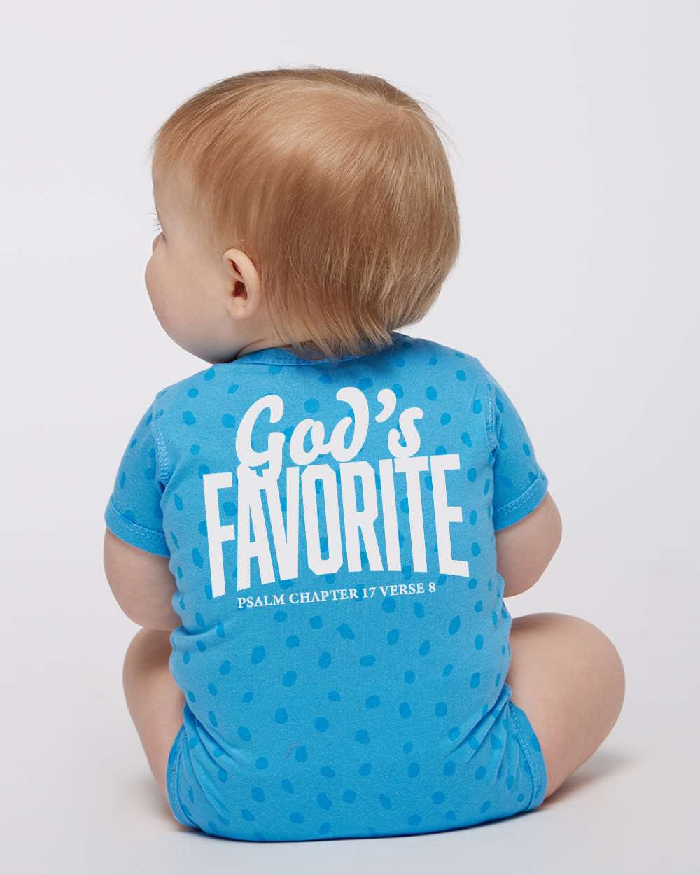 GOD'S FAVORITE BABY (SPOTTED BLUE BABY)