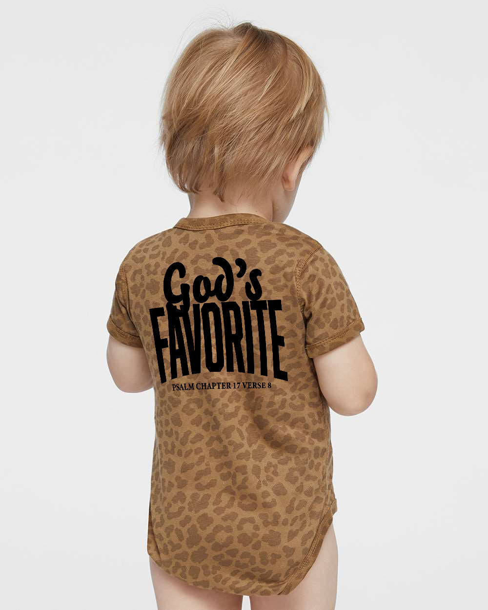 GOD'S FAVORITE BABY (LEOPARD BABY-BRWN)